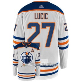 Män Ishockey Edmonton Oilers Tröja MILAN LUCIC 27 Adidas Vit Authentic